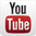 YouTube logo stacked white